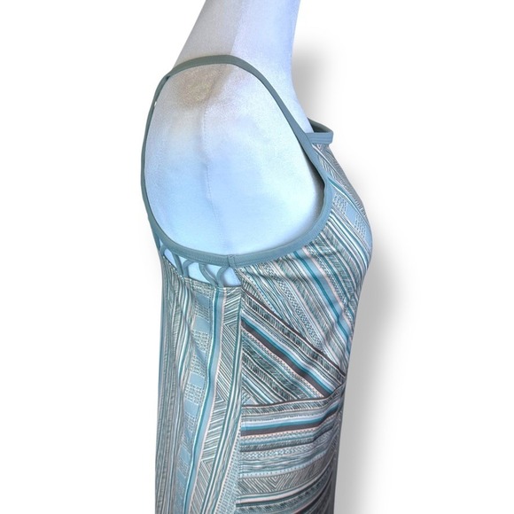 Prana Womens XS Ardor Dress Agave Samba Halter Neck Mini Dress Spaghetti Strap - Picture 11 of 11